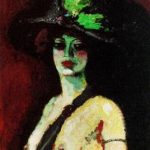 1906 Woman with large hat