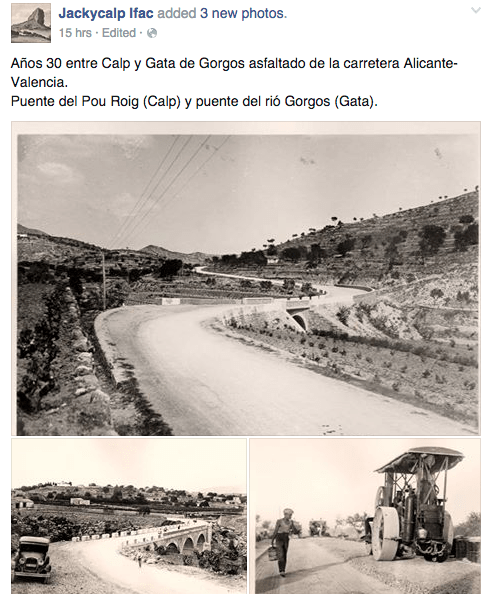 1930 Vintage Road Calpe-Gata de Gorgos