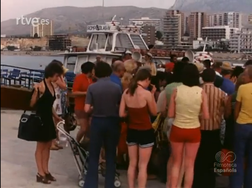 1975 Benidorm, Altea, Calpe from the sea