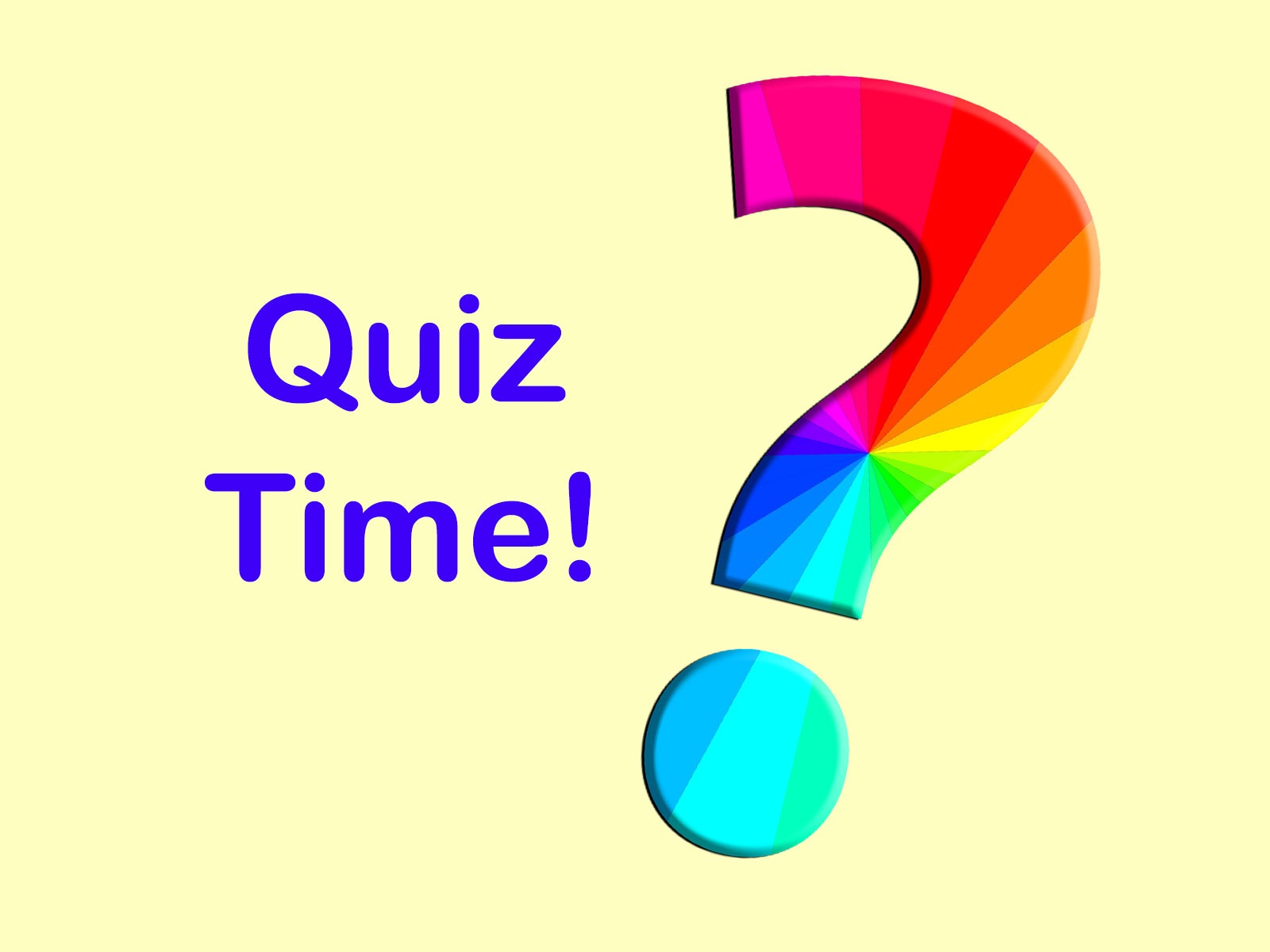 U3A Fun Quiz – Monday, 4th November