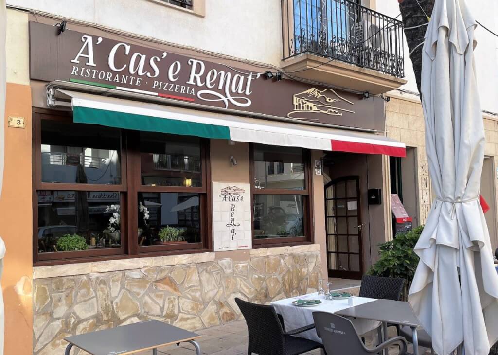 September 2022 Dining Out at A’ Cas’ e Renat’ in Moraira