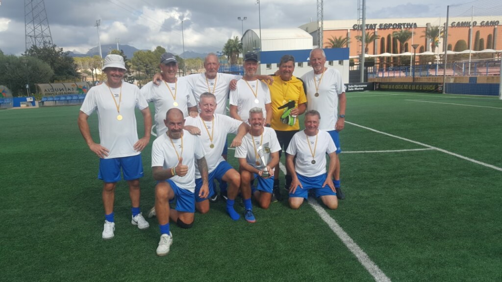 Moraira-Teulada Walking Football Team win another Tournament!