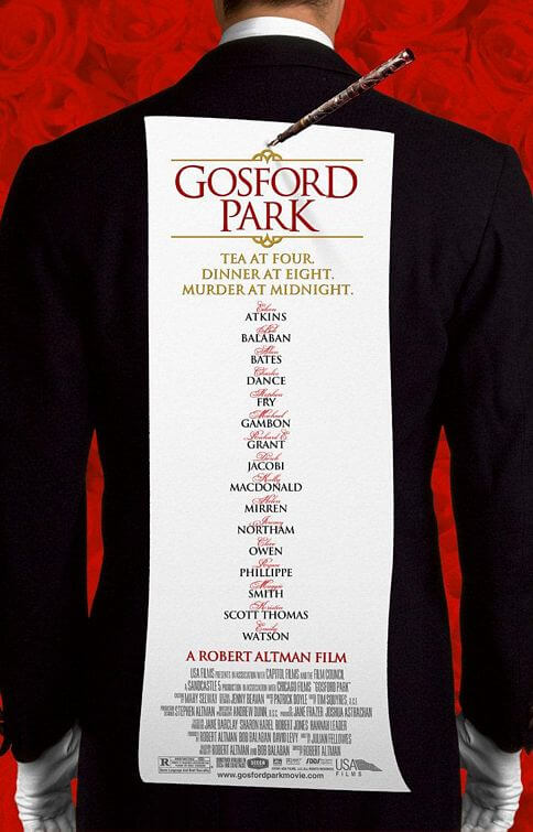 Film Group – Monday 22nd January – Gosford Park